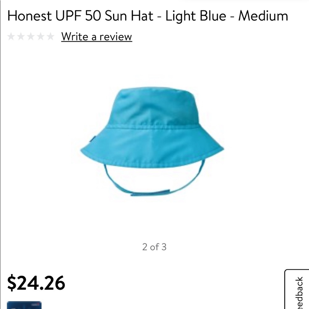 Honest Company SPF Baby Bucket Hat